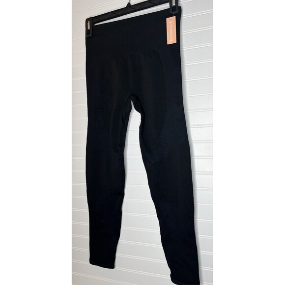 ThirdLove Black Flex Seamless Compression High-Waist Leggings Size L - Picture 5 of 13